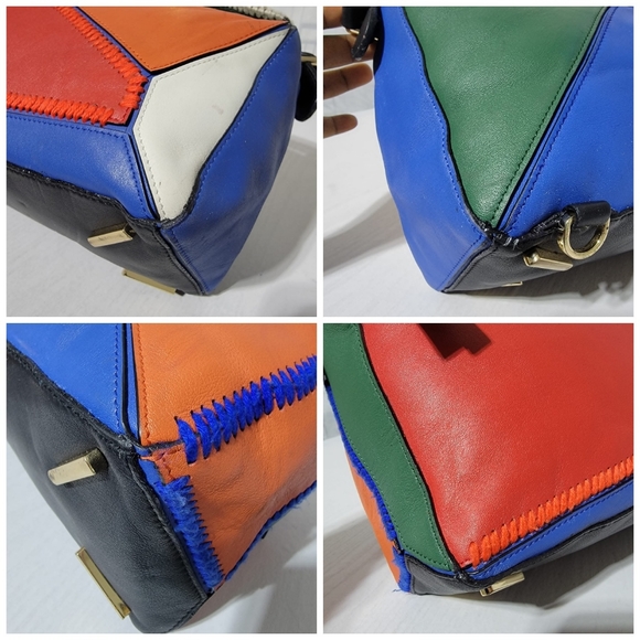 LOEWE Patchwork Puzzle Bag Multicolor Medium - Picture 15 of 16